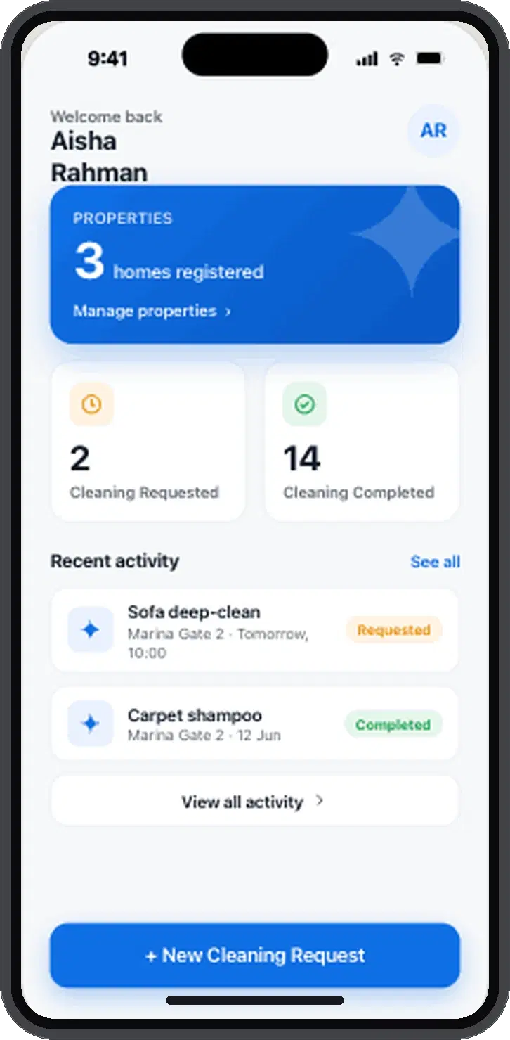 Customer app