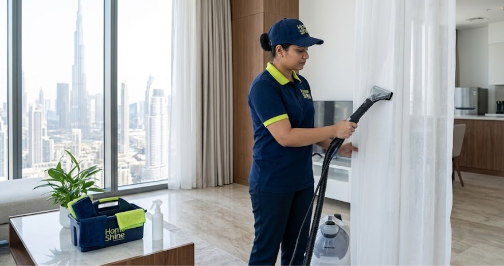 How Professional Curtain Cleaning Works in Dubai